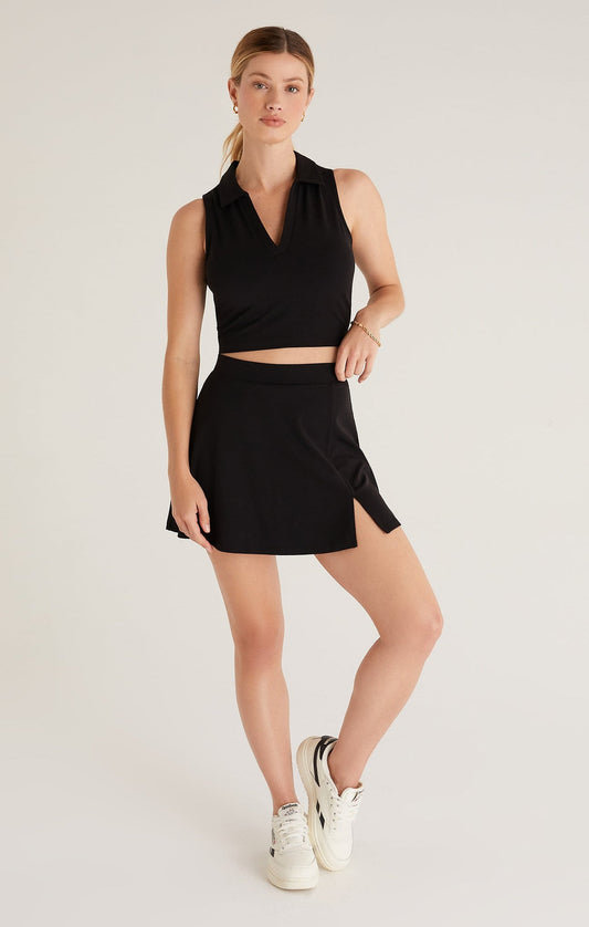 FINAL SALE - Hit The Court Skort - Black