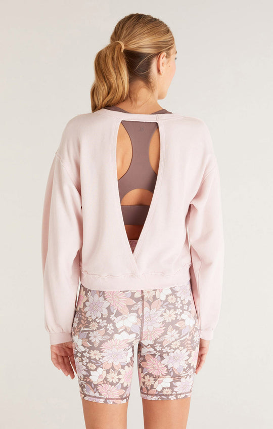 It's A Good Day Sweatshirt - Light Orchid