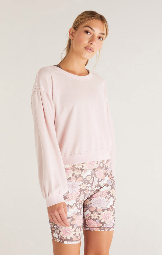 It's A Good Day Sweatshirt - Light Orchid