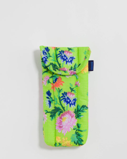 Puffy Glasses Sleeve - Lime Rose