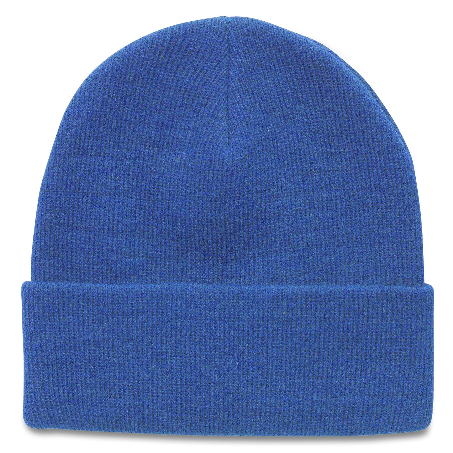 Blank Cuffed Knit Beanie - Royal