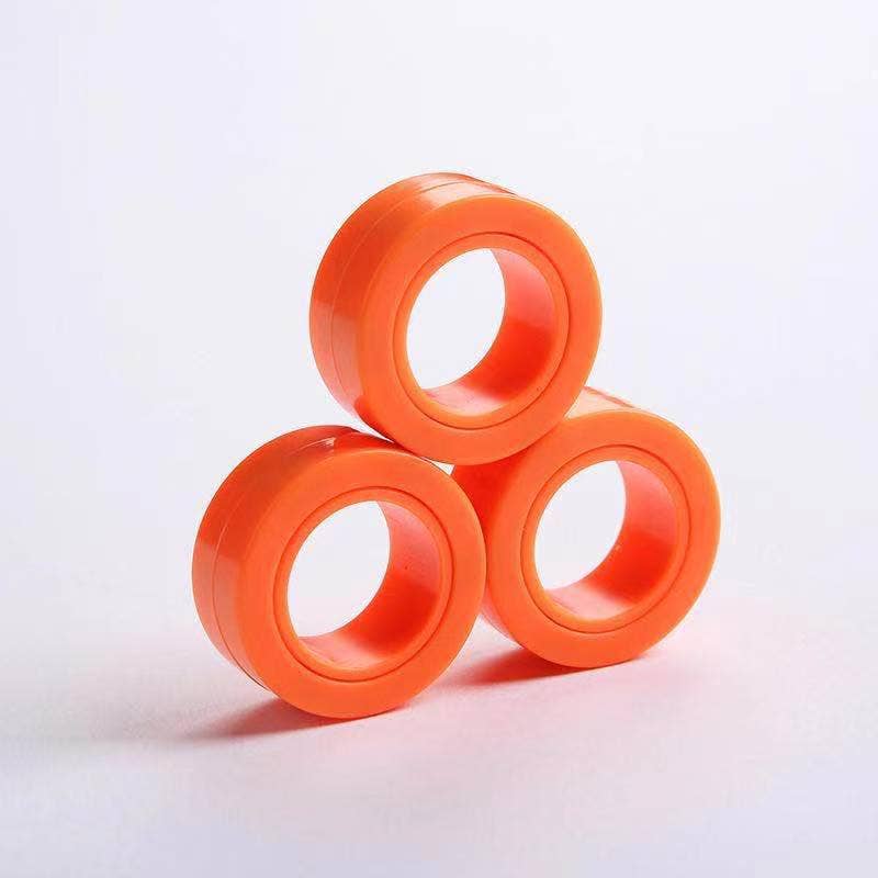 Fingears Magnetic Rings - Orange