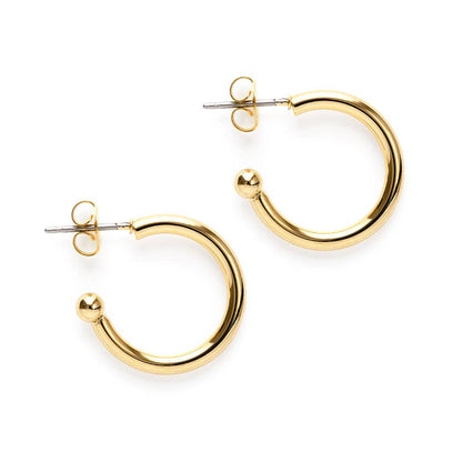 3/4" Gold Huggie Hoops