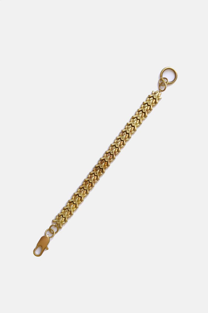 Vertebrate Chain Bracelet - Brass