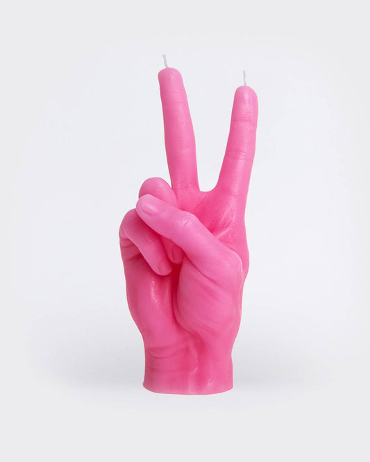 CandleHand Gesture "Victory" - Pink