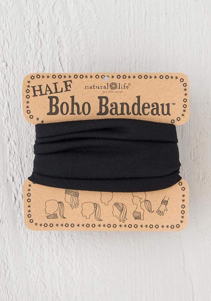Half Bandeau - Solid Black