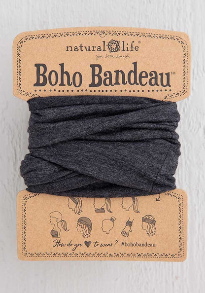 Natural Life Boho Bandeau - Heathered Charcoal