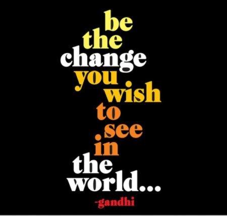 Magnet - Gandhi - Be The Change