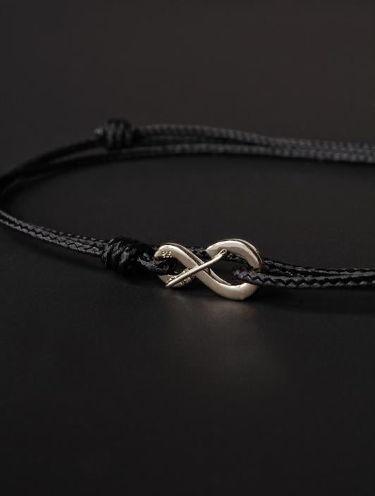 Black Infinity Bracelet