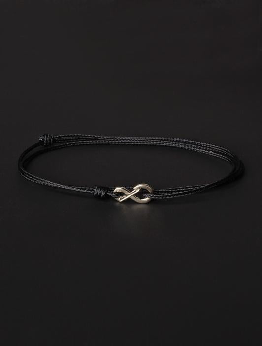 Black Infinity Bracelet