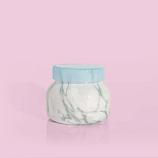 Modern Marble Petite Jar - Blue Jean