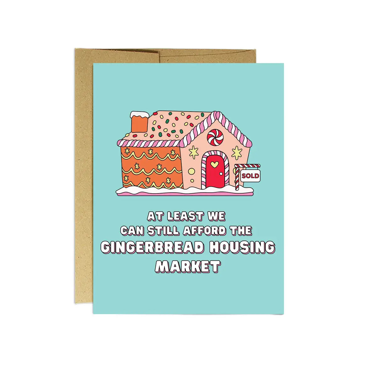 Gingerbread Housing Market Christmas Card