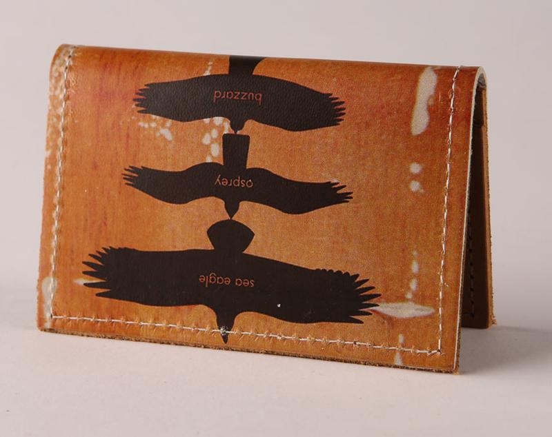 Backerton Birds of Prey Leather Cardholder Wallet