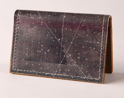 Backerton Star Map Leather Cardholder Wallets