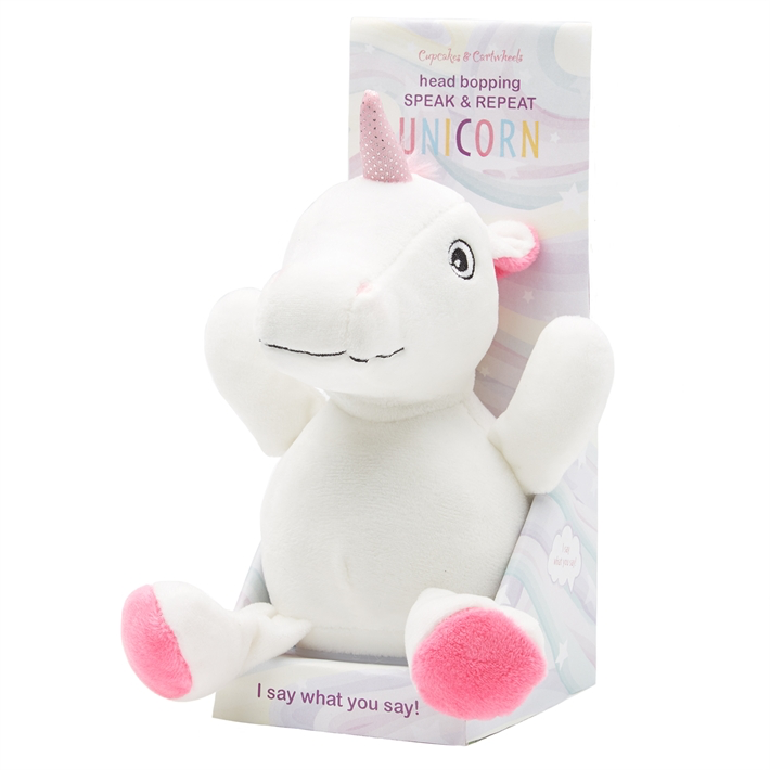 Cuddly Unicorn Speak/Repeat Plush Animal