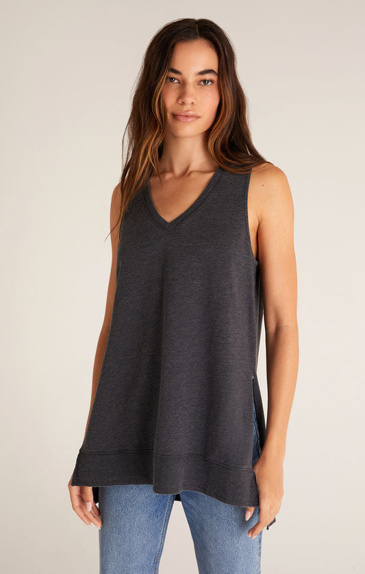 V-Neck Weekender Tank - Black