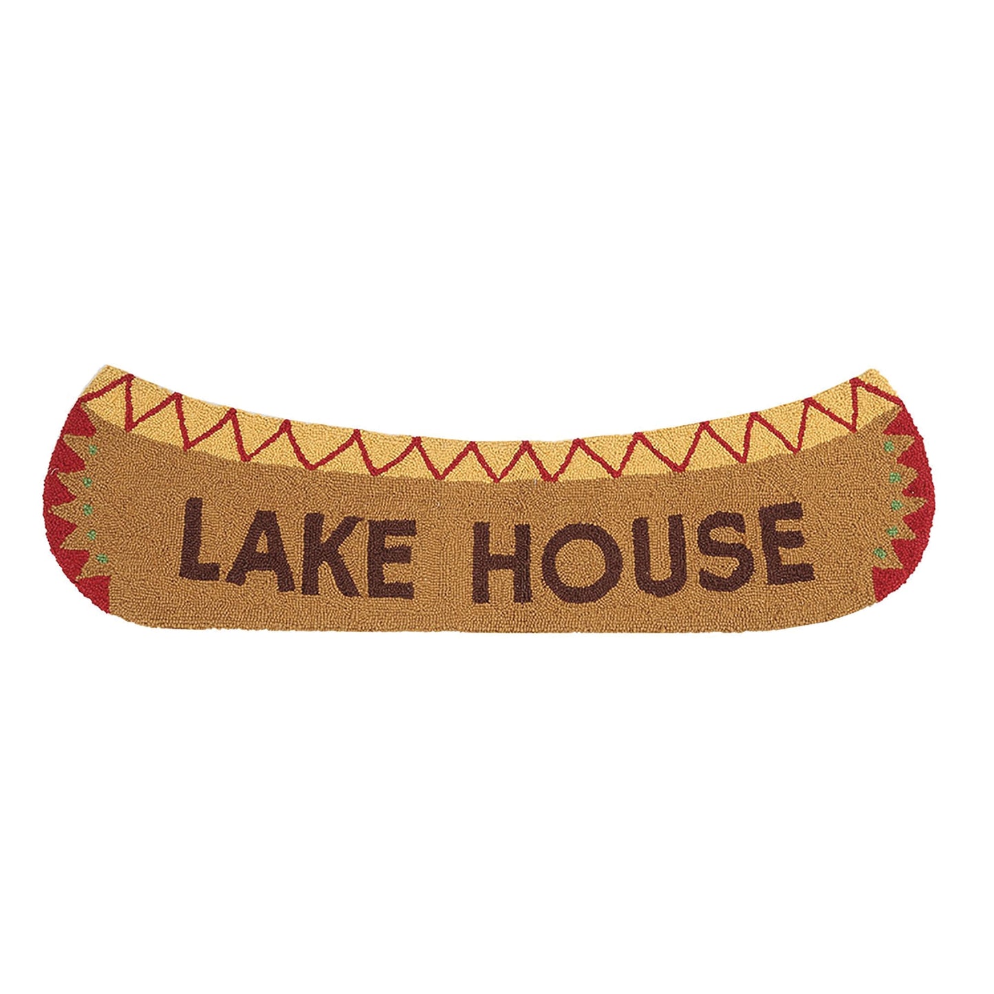 Lake House Canoe Shaped Rug
