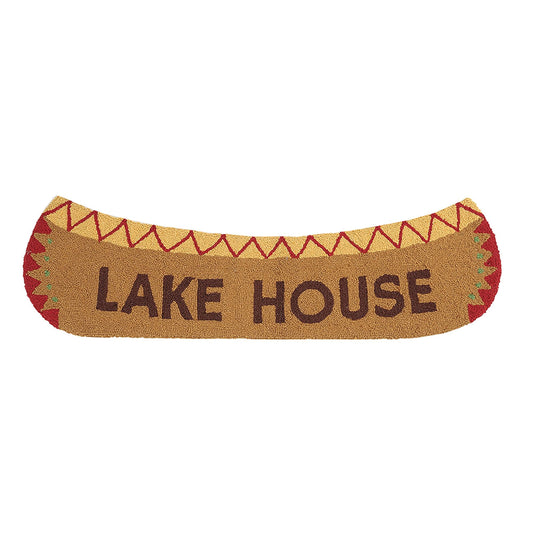 Lake House Canoe Shaped Rug