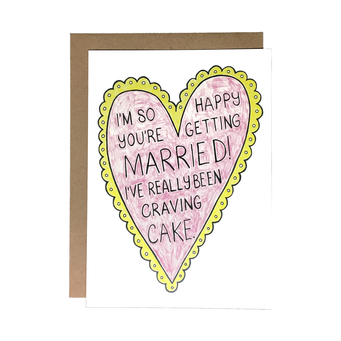 Wedding Craving Cake Card