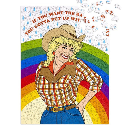 Puzzle: Cowgirl Rainbow