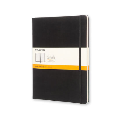 Classic XL Ruled Hard Cover Notebook - Black