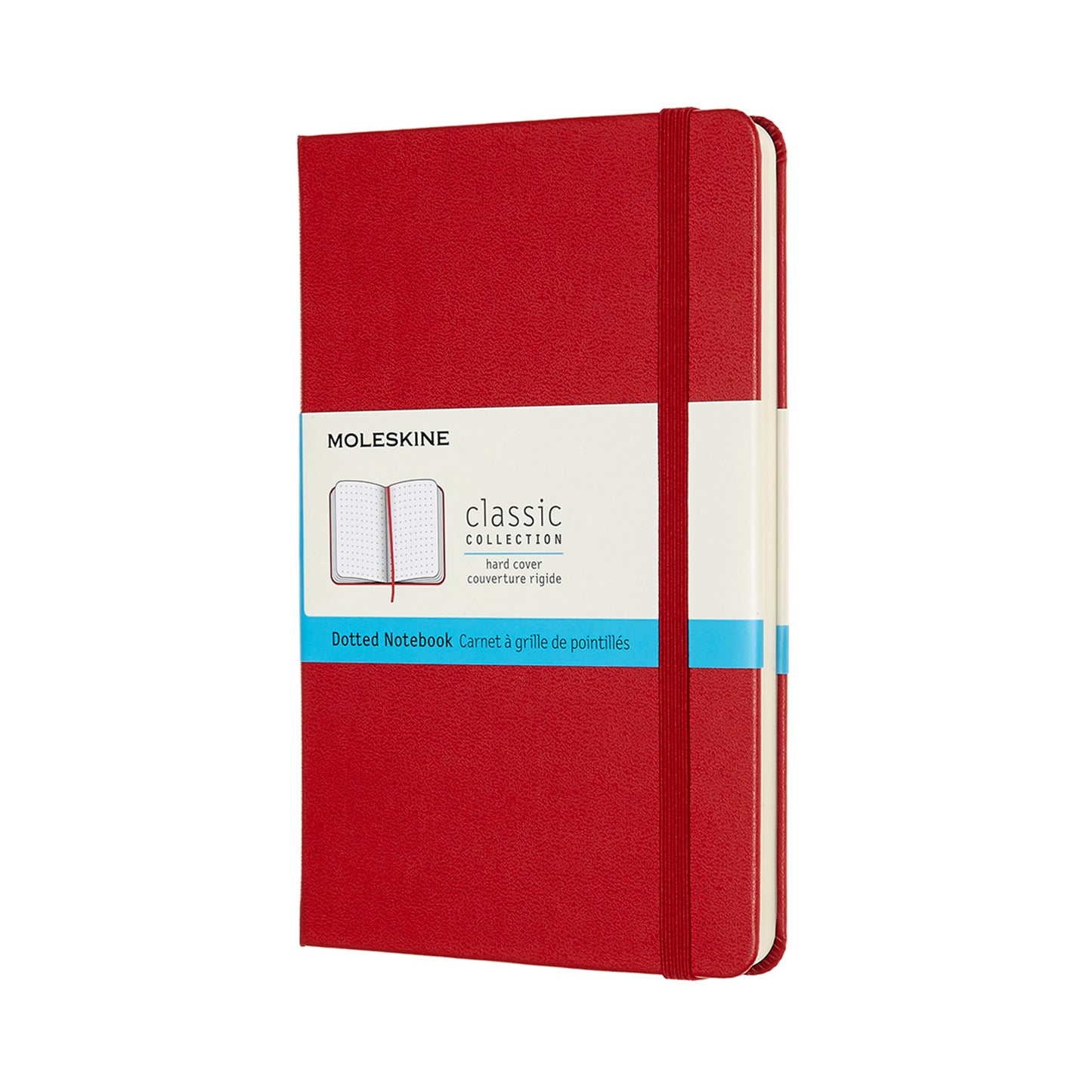 Classic Large Dotted Notebook - Scarlet Red