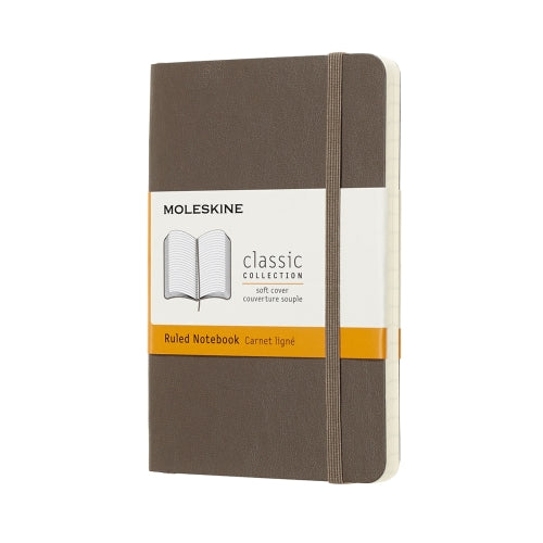 Classic Pocket Ruled Notebook - Earth Brown