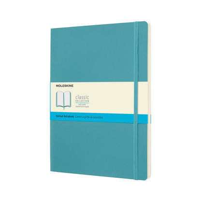 Classic XL Dotted Notebook - Reef Blue