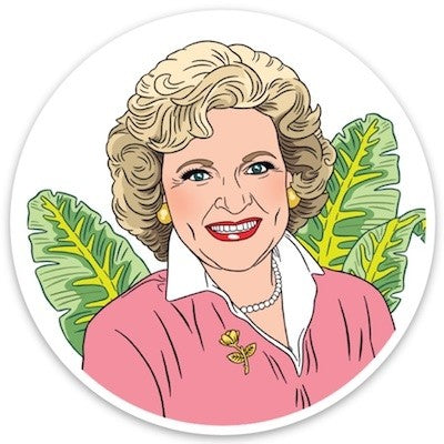 Sticker: Betty White