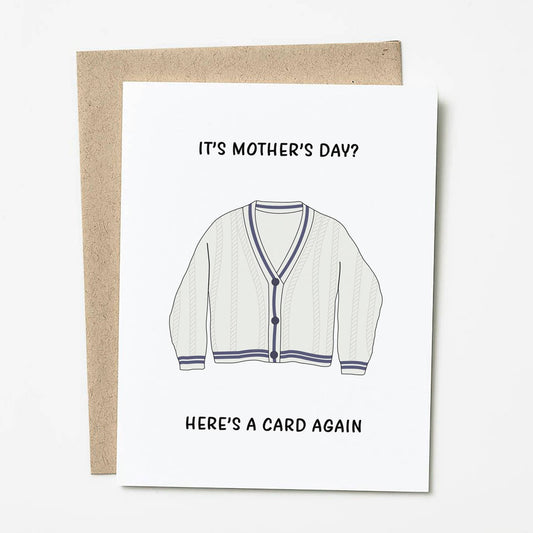 Cardigan Mother's Day Card