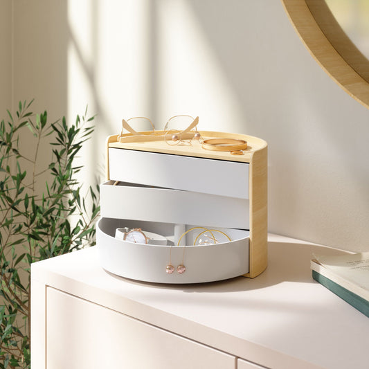 Moona Storage Box White/Natural