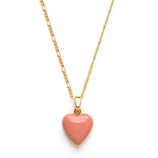 Large Heart Locket - Rose