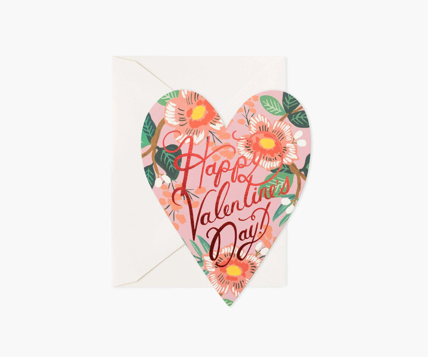 Heart Blossom Valentine Card