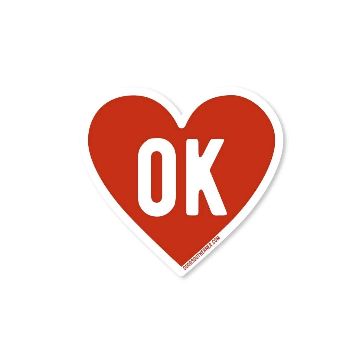 Love Oklahoma Sticker
