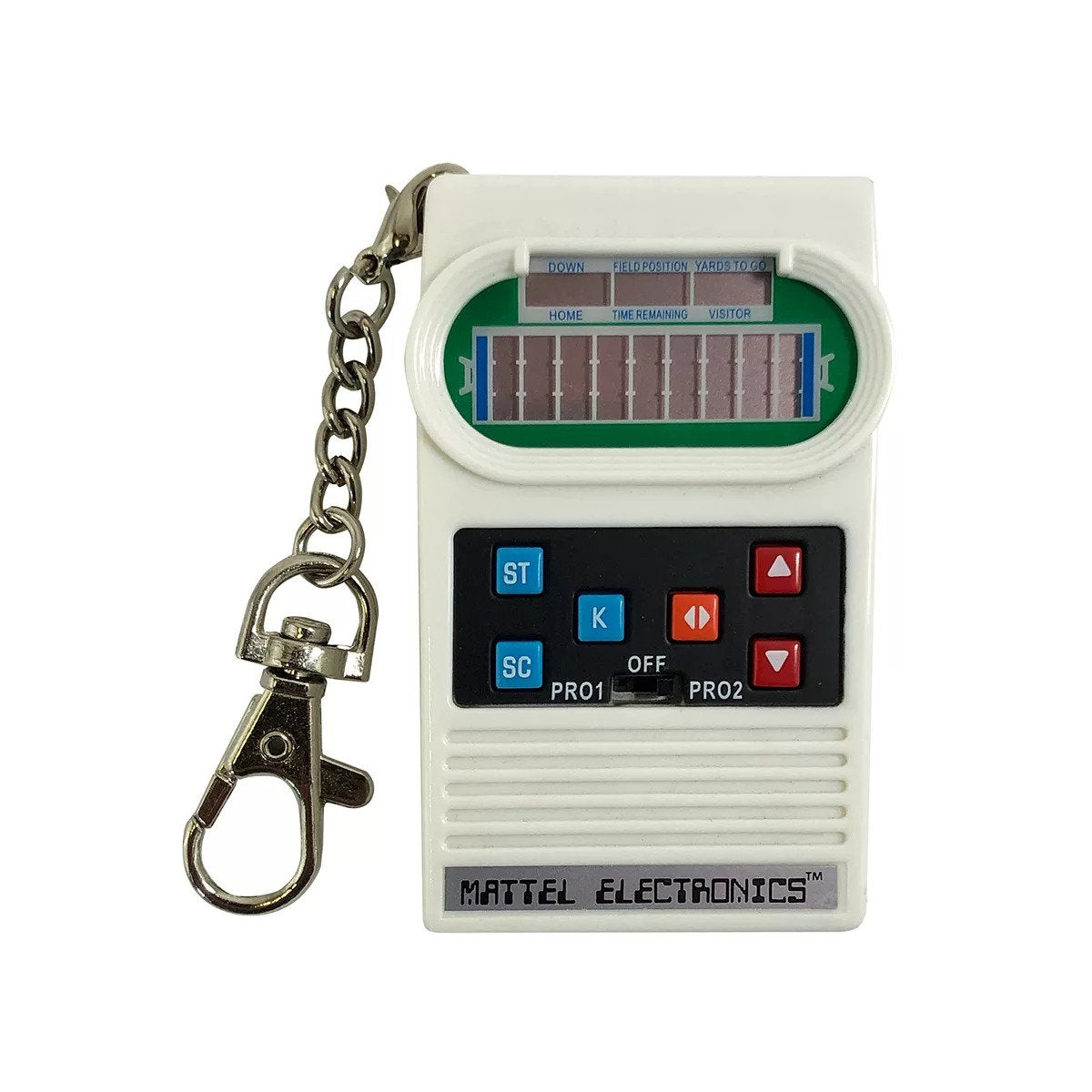World's Coolest Mattel Electronic Games Football Keychain