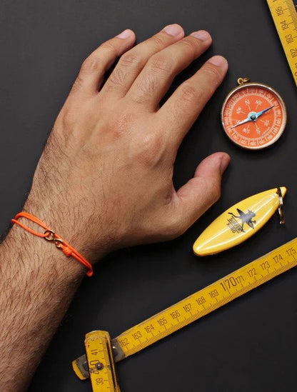 Orange Infinity Bracelet