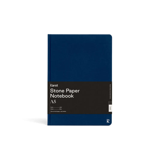 A5 Blank Hardcover - Blank - Navy