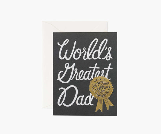 World's Greatest Dad Card