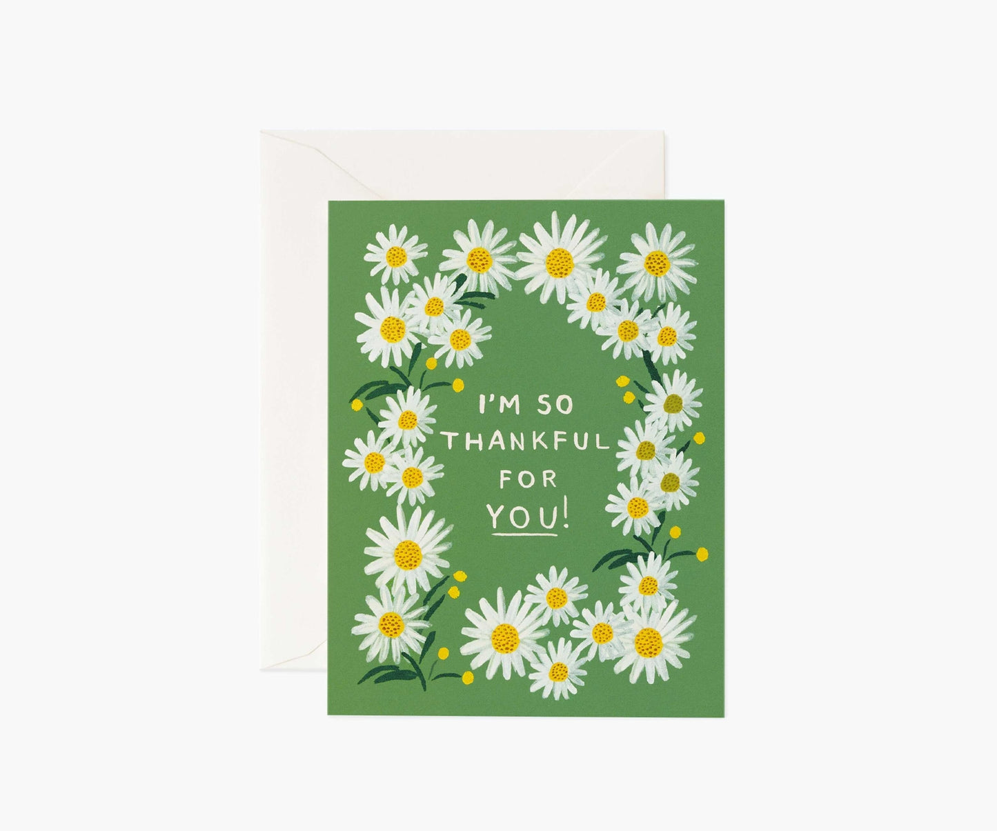 Daisies Thankful for You Thank You Card