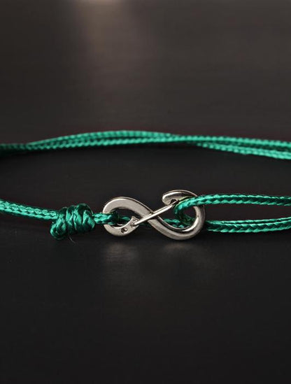 Green Infinity Bracelet