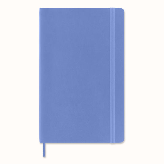 Classic Large Ruled Soft Cover Journal - Hydrangea Blue