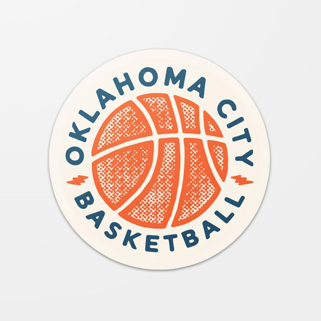 OKC Gym Class Sticker Blue/Orange