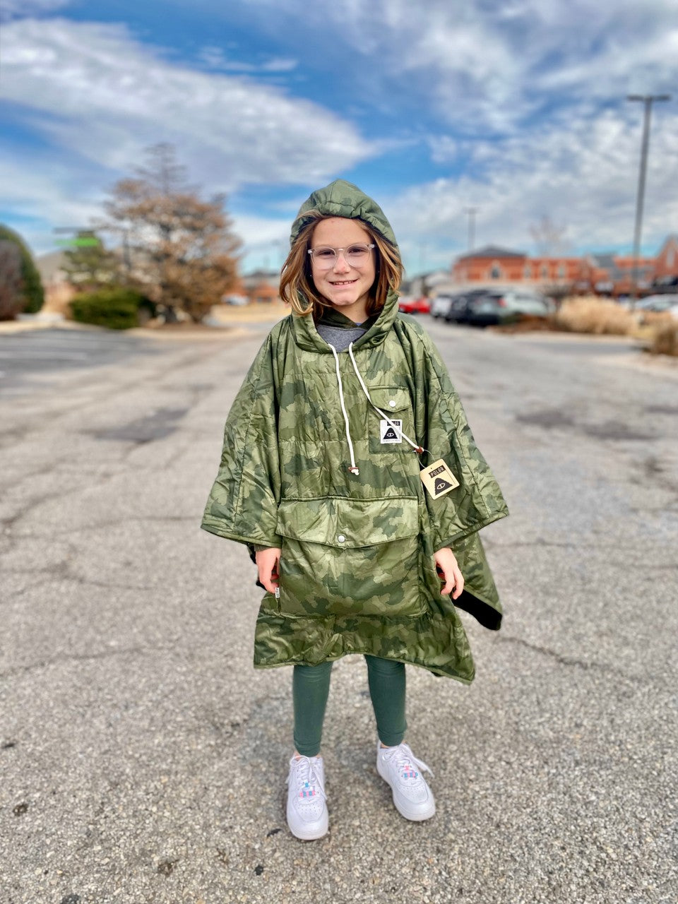 Camo raincoat hotsell