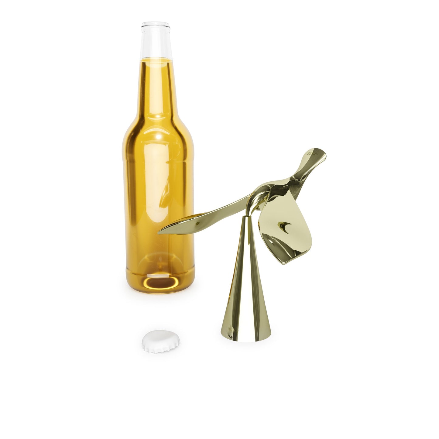 Tipsy Bottle Opener - Brass