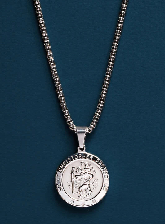 Waterproof Saint Christopher Necklace