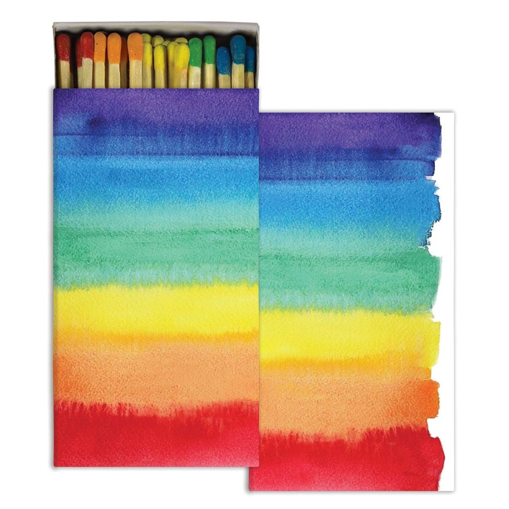 Watercolor Rainbow Matches