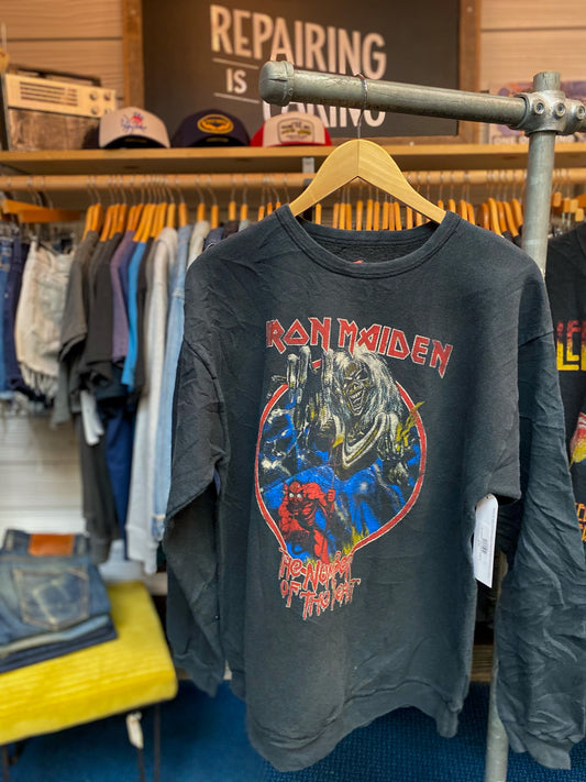 Iron Maiden Vintage Black Sweatshirt