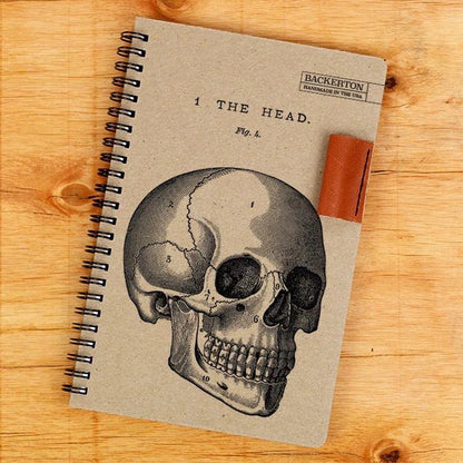 Backerton Spiral Notebooks-Skull