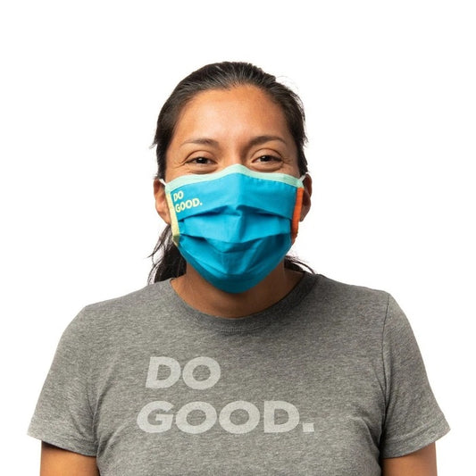 Teca Cotton Face Mask - Blue Jay