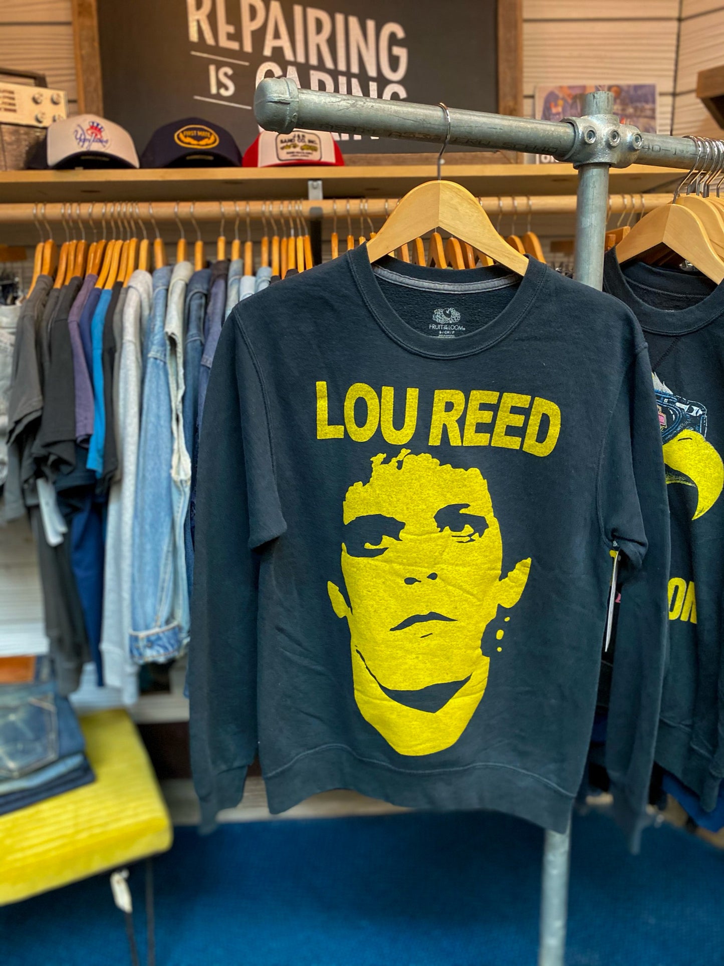 Lou Reed Vintage Black Sweatshirt